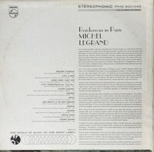 Carica l'immagine nel visualizzatore di Gallery, Michel Legrand : Rendezvous In Paris (LP, Album)