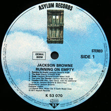 Carica l'immagine nel visualizzatore di Gallery, Jackson Browne : Running On Empty (LP, Album, RE)