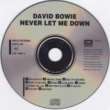 Carica l'immagine nel visualizzatore di Gallery, David Bowie : Never Let Me Down (CD, Album)