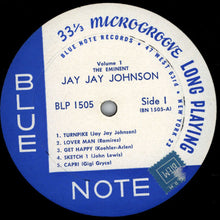 Carica l'immagine nel visualizzatore di Gallery, J.J. Johnson : The Eminent Jay Jay Johnson Volume 1 (LP, Comp, Mono, RP)