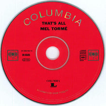 Carica l'immagine nel visualizzatore di Gallery, Mel Tormé : That's All (CD, Album, RE)