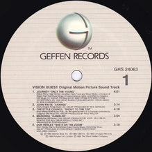 Carica l'immagine nel visualizzatore di Gallery, Various : Vision Quest (Original Motion Picture Sound Track) (LP, Comp)
