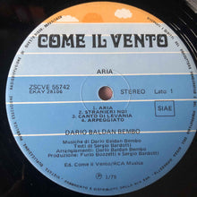 Carica l'immagine nel visualizzatore di Gallery, Dario Baldan Bembo : Aria (LP, Album, Gat)