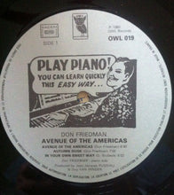 Carica l'immagine nel visualizzatore di Gallery, Don Friedman : Avenue Of The Americas (LP, Album)