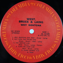 Carica l'immagine nel visualizzatore di Gallery, West, Bruce & Laing : Why Dontcha (LP, Album, RE)