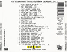 Carica l'immagine nel visualizzatore di Gallery, Fats Waller : London Sessions 1938-1939 (CD, Comp, RE)