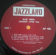 Carica l'immagine nel visualizzatore di Gallery, Johnny Lytle Trio : Blue Vibes (LP)
