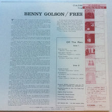 Carica l'immagine nel visualizzatore di Gallery, Benny Golson Quartet : Free (LP, Album, RE)