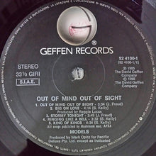 Carica l'immagine nel visualizzatore di Gallery, Models (2) : Out Of Mind Out Of Sight (LP, Album)