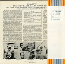 Carica l'immagine nel visualizzatore di Gallery, Chet Baker & Art Pepper : Playboys (LP, Album, Mono, RE)
