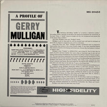 Carica l'immagine nel visualizzatore di Gallery, Gerry Mulligan : A Profile Of Gerry Mulligan (LP, Album, Mono, RE)