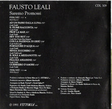Carica l'immagine nel visualizzatore di Gallery, Fausto Leali : Saremo Promossi (CD, Album, RE)