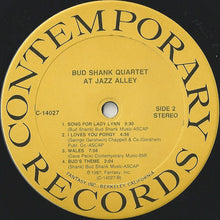 Carica l'immagine nel visualizzatore di Gallery, Bud Shank Quartet : At Jazz Alley (LP, Album)