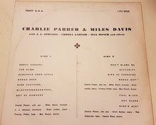 Carica l'immagine nel visualizzatore di Gallery, Charlie Parker, Miles Davis : Charlie Parker & Miles Davis (LP, Comp, Mono)