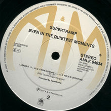 Carica l'immagine nel visualizzatore di Gallery, Supertramp : Even In The Quietest Moments... (LP, Album)
