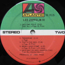 Carica l'immagine nel visualizzatore di Gallery, Led Zeppelin : Led Zeppelin III (LP, Album, RE, SRC)