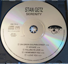 Carica l'immagine nel visualizzatore di Gallery, Stan Getz : Serenity (CD, Album)