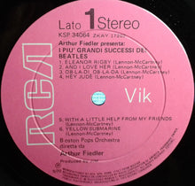 Carica l'immagine nel visualizzatore di Gallery, Boston Pops Orchestra, Arthur Fiedler : I Più Grandi Successi Dei Beatles (LP, Album)