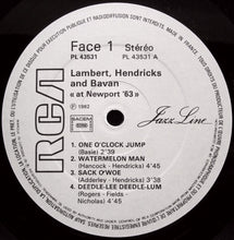 Carica l'immagine nel visualizzatore di Gallery, Lambert, Hendricks & Bavan : At Newport '63 (LP, Album, RE)