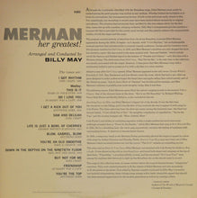 Carica l'immagine nel visualizzatore di Gallery, Ethel Merman : Merman... Her Greatest! (LP, Album)