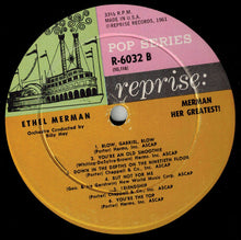 Carica l'immagine nel visualizzatore di Gallery, Ethel Merman : Merman... Her Greatest! (LP, Album)