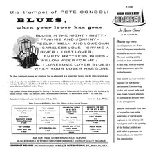Carica l'immagine nel visualizzatore di Gallery, Pete Candoli : Blues, When Your Lover Has Gone (LP, Album, Mono)