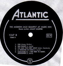 Carica l'immagine nel visualizzatore di Gallery, The Modern Jazz Quartet Guest Artist: Jimmy Giuffre : The Modern Jazz Quartet At Music Inn (LP, Album, Mono, RE)