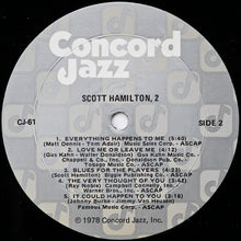 Carica l'immagine nel visualizzatore di Gallery, Scott Hamilton : Scott Hamilton, 2 (LP, Album, RE)