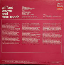Carica l'immagine nel visualizzatore di Gallery, Clifford Brown And Max Roach : Clifford Brown And Max Roach (LP, Album, RE)