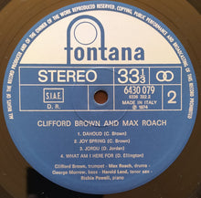 Carica l'immagine nel visualizzatore di Gallery, Clifford Brown And Max Roach : Clifford Brown And Max Roach (LP, Album, RE)