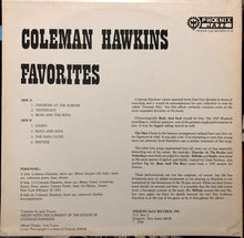 Carica l'immagine nel visualizzatore di Gallery, Coleman Hawkins : Favorites (LP, Album)
