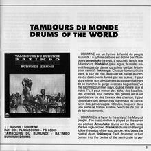 Carica l'immagine nel visualizzatore di Gallery, Various : Tambours Du Monde / Drums Of The World (CD, Album, Comp)