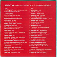 Carica l'immagine nel visualizzatore di Gallery, Anita O'Day : Complete Signature & London Recordings (2xCD, Comp)