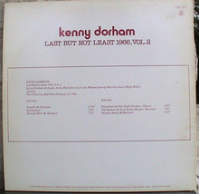 Carica l'immagine nel visualizzatore di Gallery, Kenny Dorham : Last But Not Least 1966, Vol.2 (LP, Unofficial)