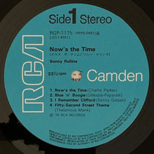 Carica l'immagine nel visualizzatore di Gallery, Sonny Rollins : Now's The Time! (LP, Album, RE)