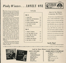 Carica l'immagine nel visualizzatore di Gallery, Pinky Winters : Lonely One (LP, Album, Mono, RE)