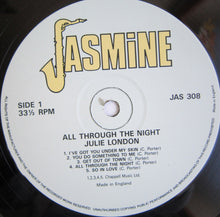 Carica l'immagine nel visualizzatore di Gallery, Julie London With The Bud Shank Quintet : All Through The Night (LP, Album)