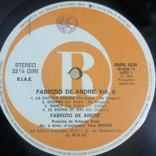 Carica l'immagine nel visualizzatore di Gallery, Fabrizio De André : Vol. 8 (LP, Album, RE, Gat)