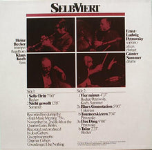 Carica l'immagine nel visualizzatore di Gallery, Ernst-Ludwig Petrowsky Quartett : SelbViert (LP, Album)