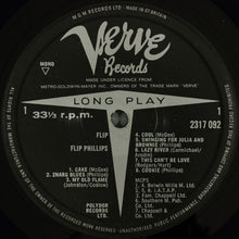 Carica l'immagine nel visualizzatore di Gallery, Flip Phillips : Flip (LP, Mono, RE)
