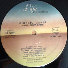 Carica l'immagine nel visualizzatore di Gallery, Giorgio Gaber : "Gaber Canta Gaber" (LP, Comp)