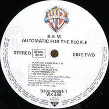 Carica l'immagine nel visualizzatore di Gallery, R.E.M. : Automatic For The People (LP, Album)