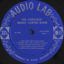Carica l'immagine nel visualizzatore di Gallery, Benny Carter And His Orchestra : The Fabulous Benny Carter Band (LP, Album)