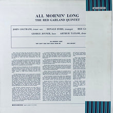 Carica l'immagine nel visualizzatore di Gallery, The Red Garland Quintet : All Mornin' Long (LP, Album, Mono, RE)