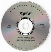 Carica l'immagine nel visualizzatore di Gallery, New Order : Republic (CD, Album, RP)