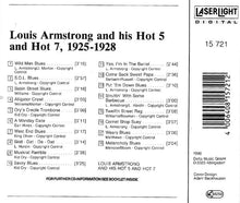 Carica l'immagine nel visualizzatore di Gallery, Louis Armstrong & His Hot Five & Louis Armstrong & His Hot Seven : Louis Armstrong And His Hot Five & Hot Seven (1925-28) (CD, Comp, Mono)
