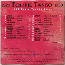Carica l'immagine nel visualizzatore di Gallery, Various : Polskie Tango 1929 - 1939 (CD, Comp)