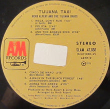 Carica l'immagine nel visualizzatore di Gallery, Herb Alpert And The Tijuana Brass* : Tijuana Taxi (LP, Album)