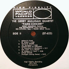 Carica l'immagine nel visualizzatore di Gallery, Gerry Mulligan Quartet : Paris Concert (LP, Album, Mono, RE)