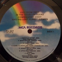 Carica l'immagine nel visualizzatore di Gallery, Commander Cody And His Lost Planet Airmen : Live From Deep In The Heart Of Texas (LP, Album, RE)